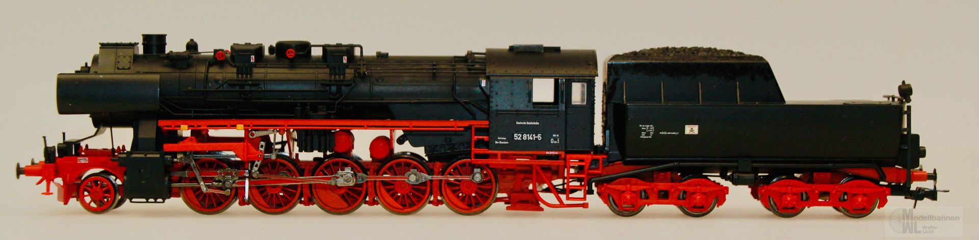 Liliput 105222 - Liliput - Dampflok BR 52 8141-5 DB Museumslok H0/GL